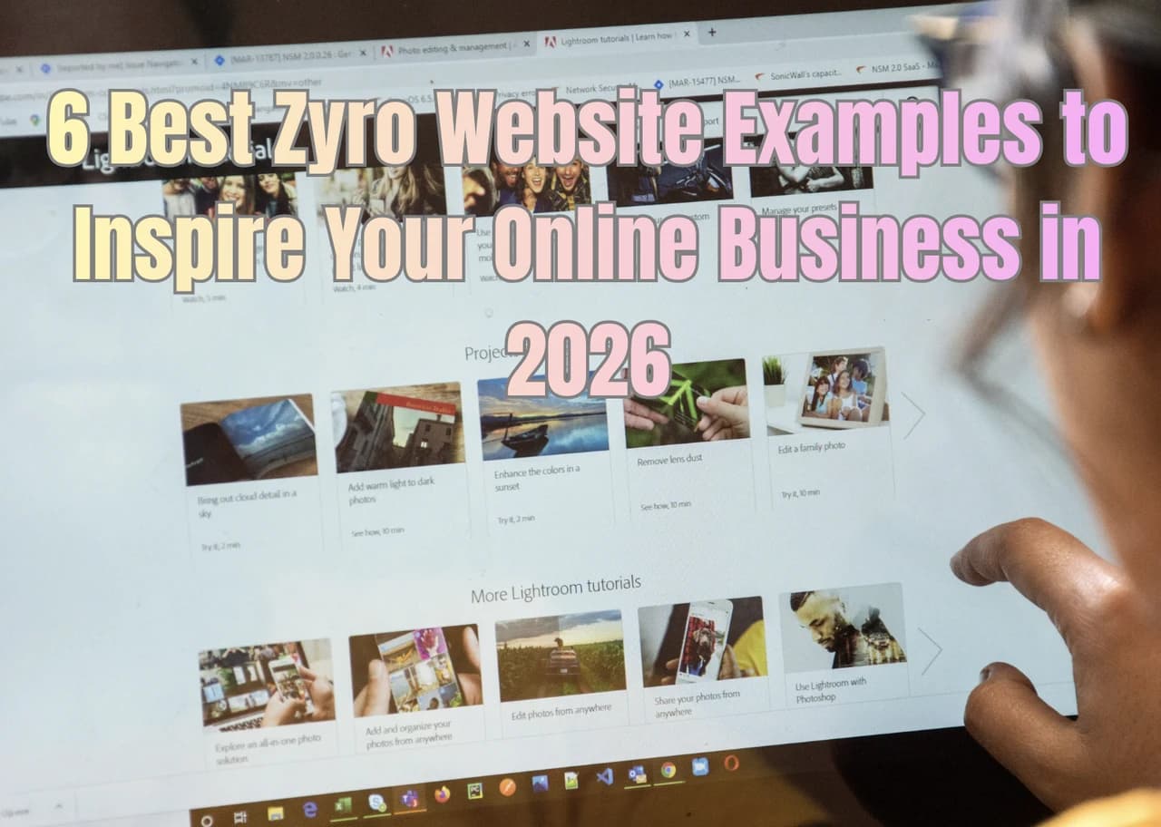 6 Migliori Esempi di Siti Web Zyro per Ispirare il Tuo Business Online nel 2026