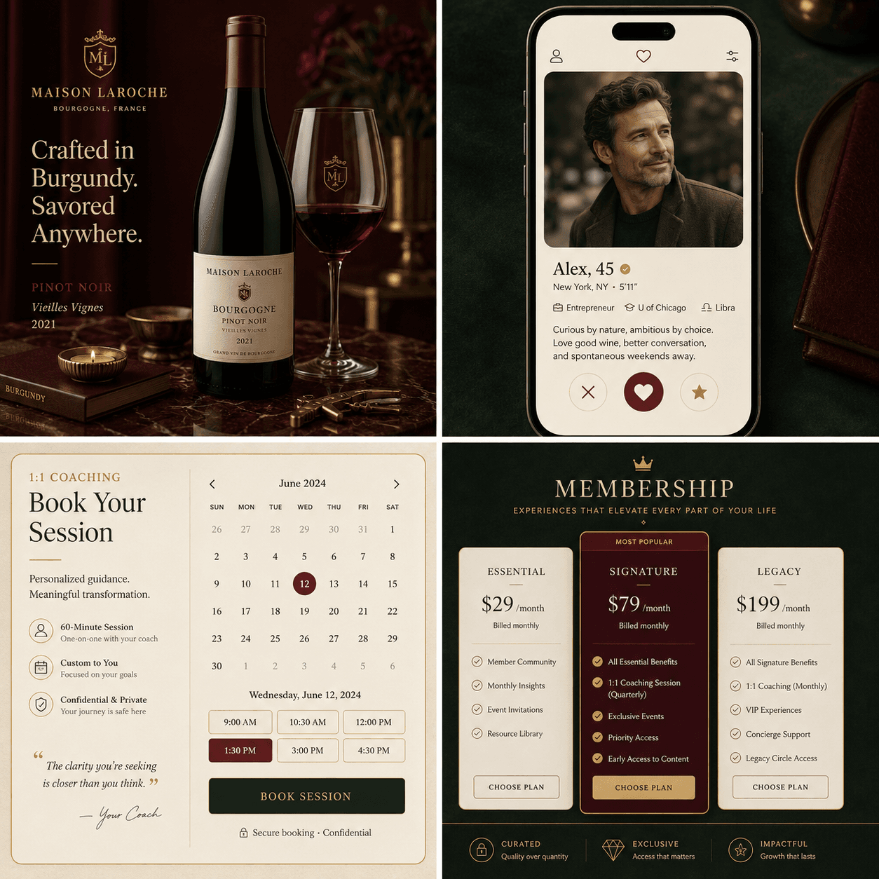 Wegic AI il più grande costruttore di siti web per adulti che serve aziende 18+ di vino, incontri, coaching e abbonamenti