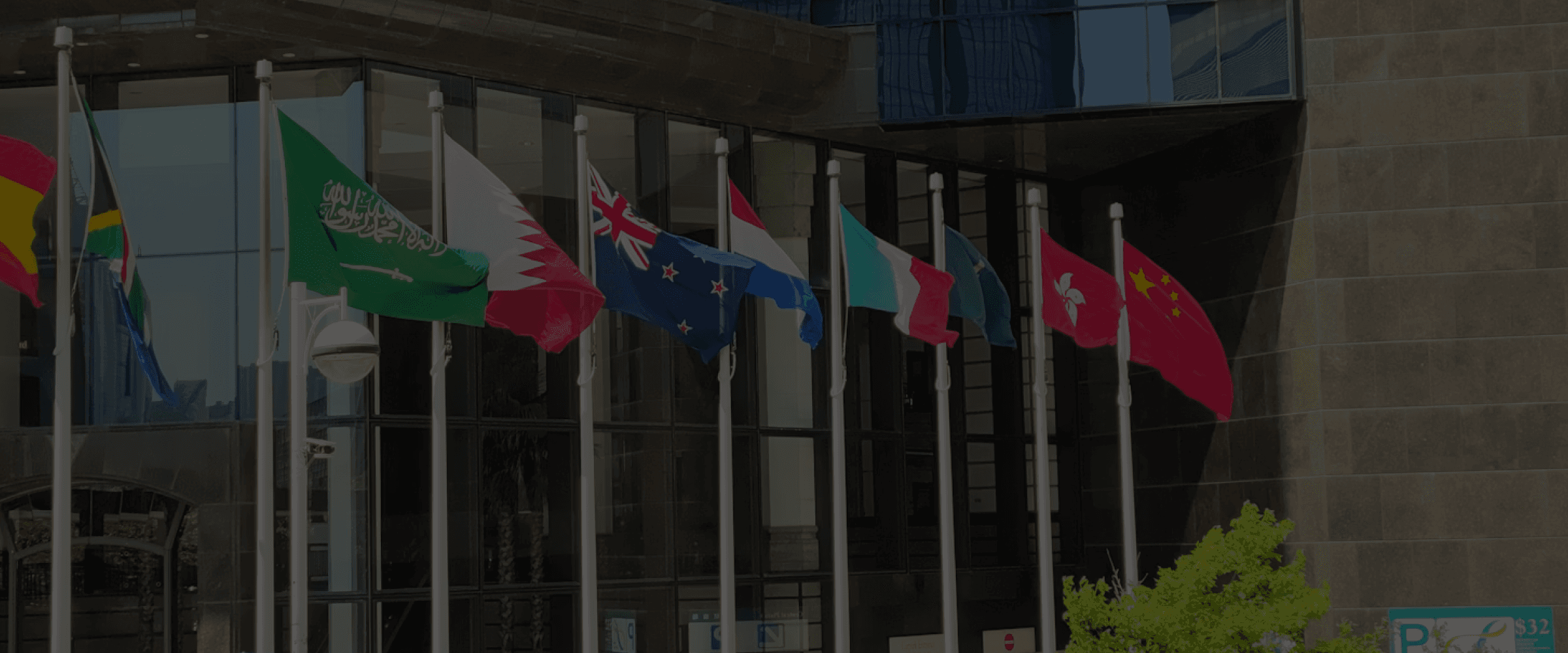 several national flags