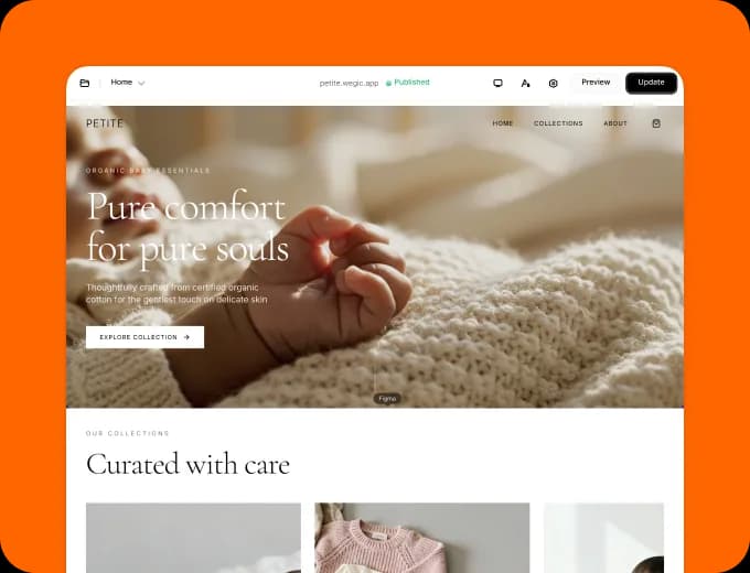 wegic build Christmas Promotion Page