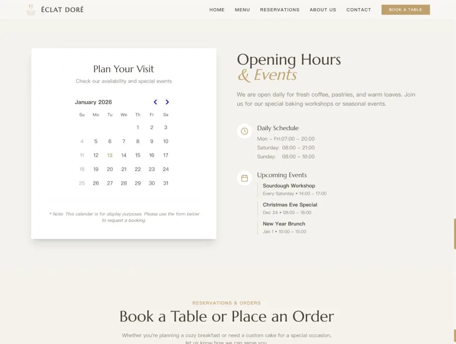 customize the design of the AI-generated booking page in Wegic