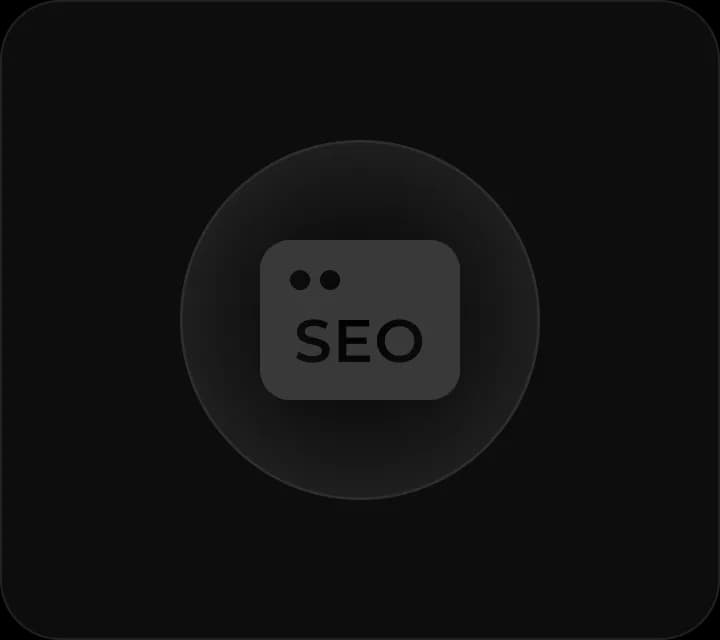 seo icon with gradient green colored background