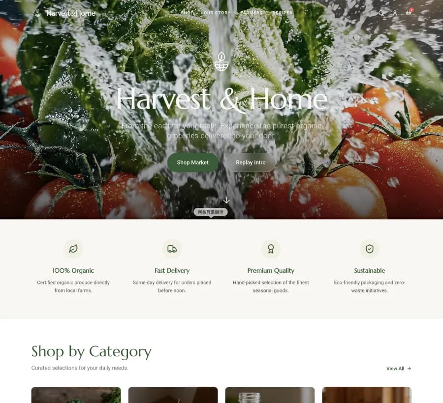 Product detail page with item images, size selection, pricing, and purchase options