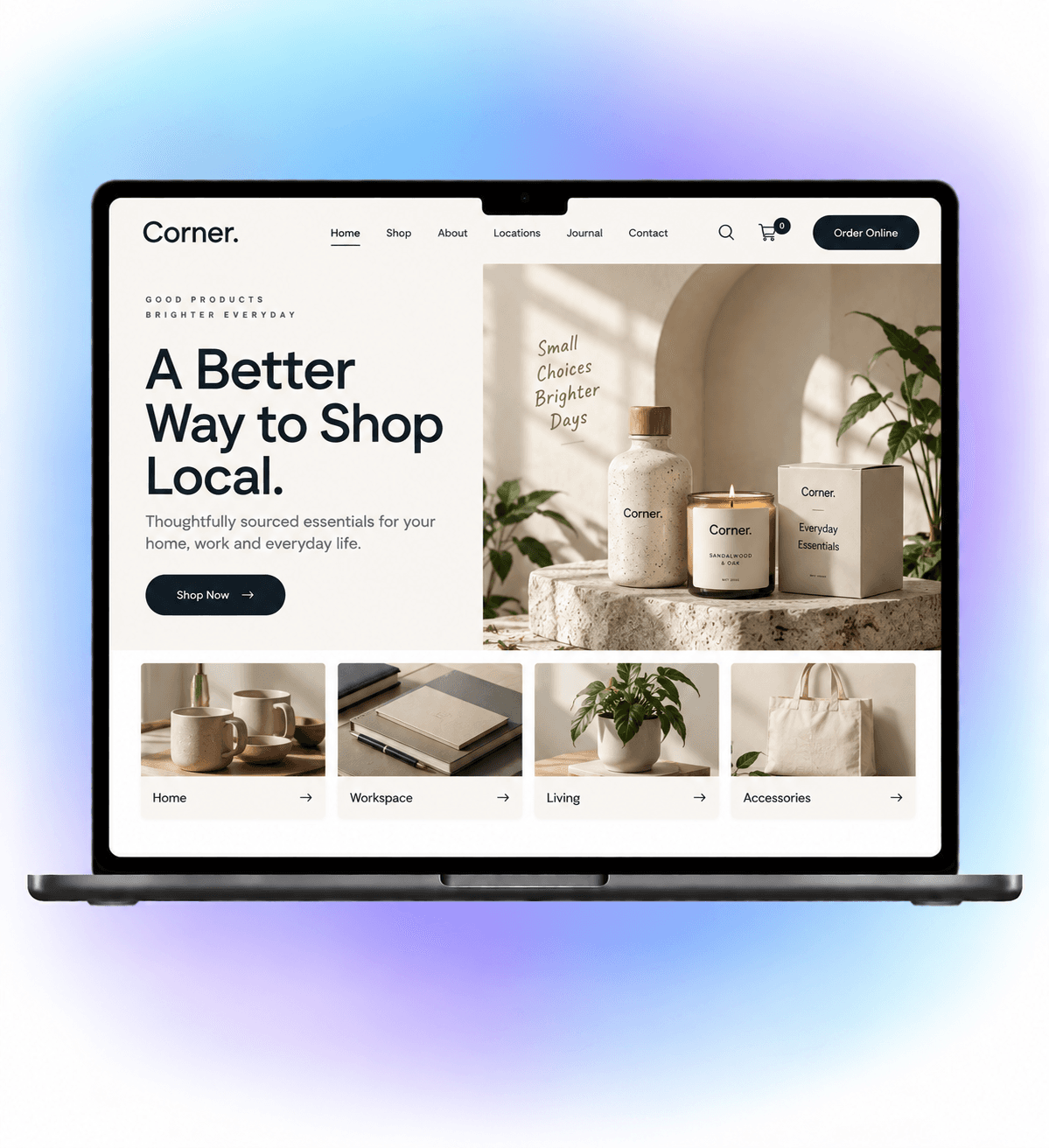 ai generated square website
