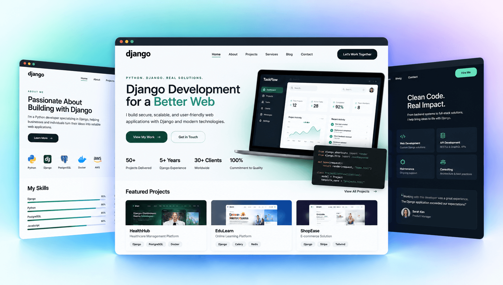 ai generated django website